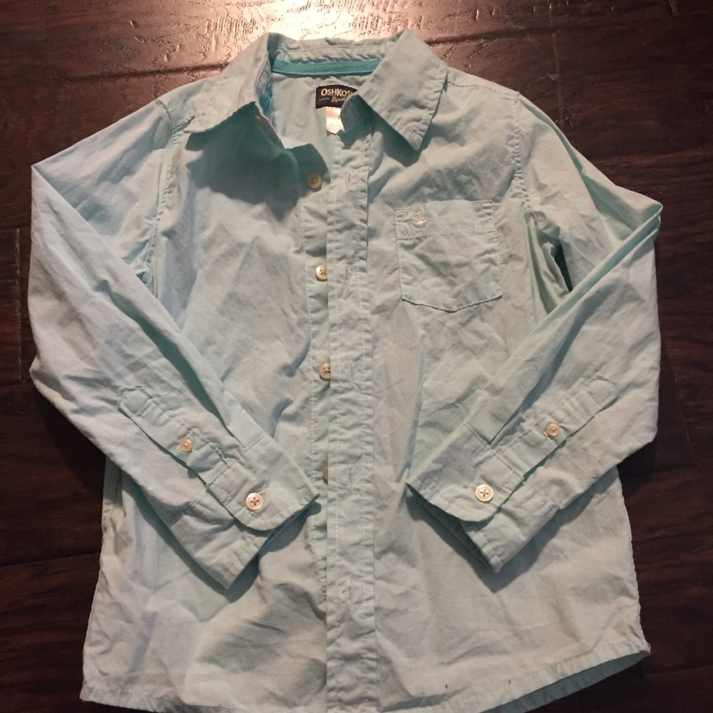 Lot Boys Oshkosh size 7 button down up shirt pants easter dress